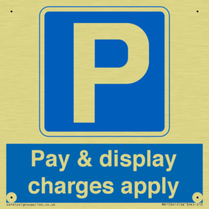Pay & display charges apply